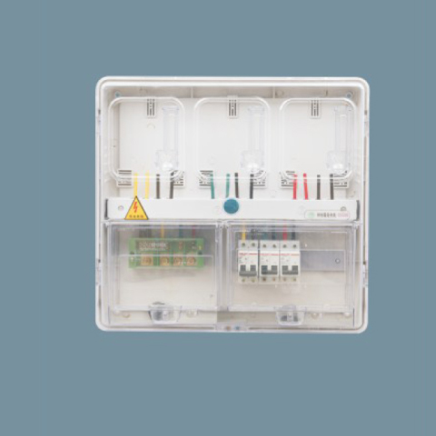 08A1D上下結(jié)構(gòu)8表位透明電表箱